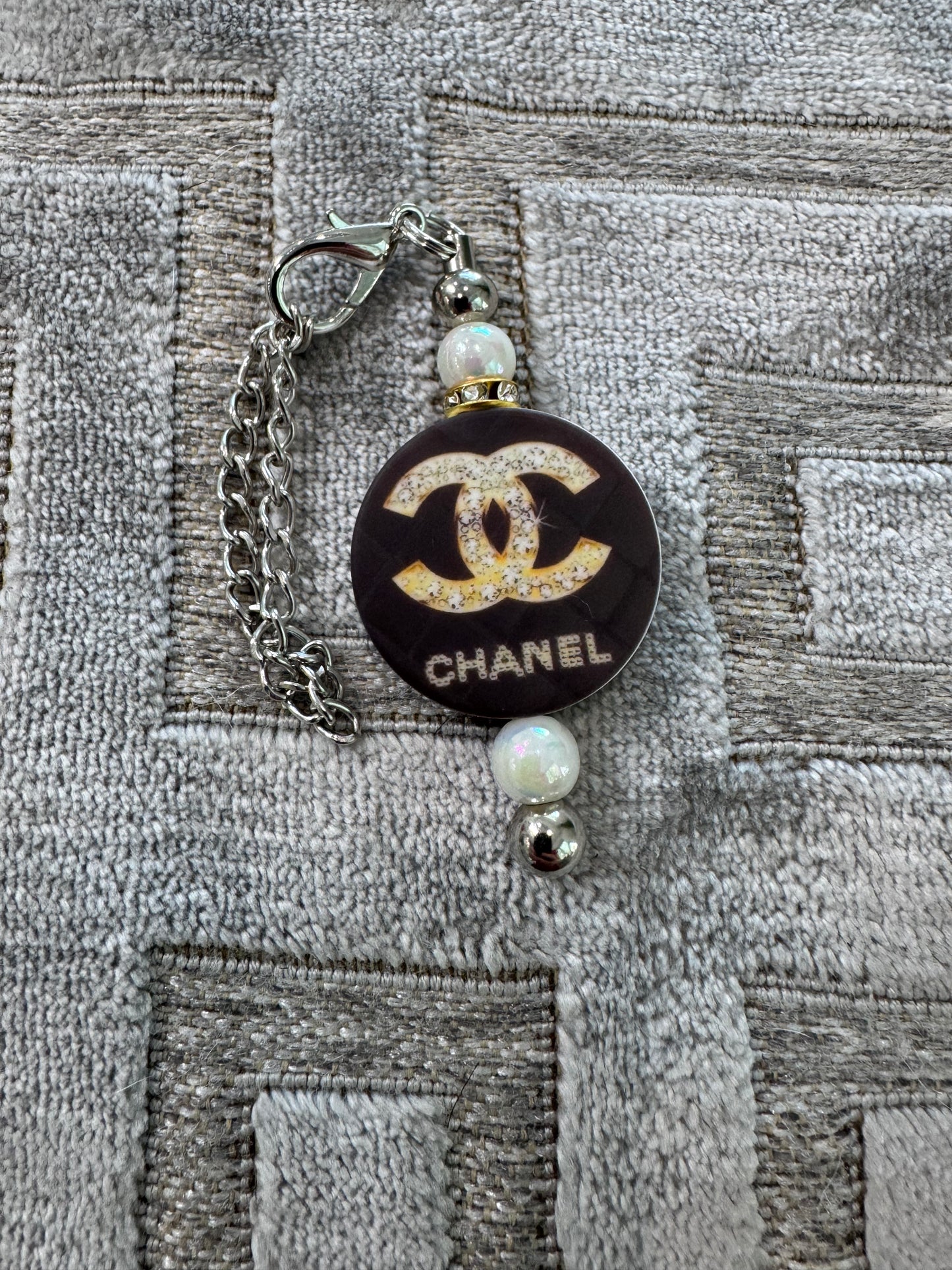 Black Gold Cup Handle Charm Fancy