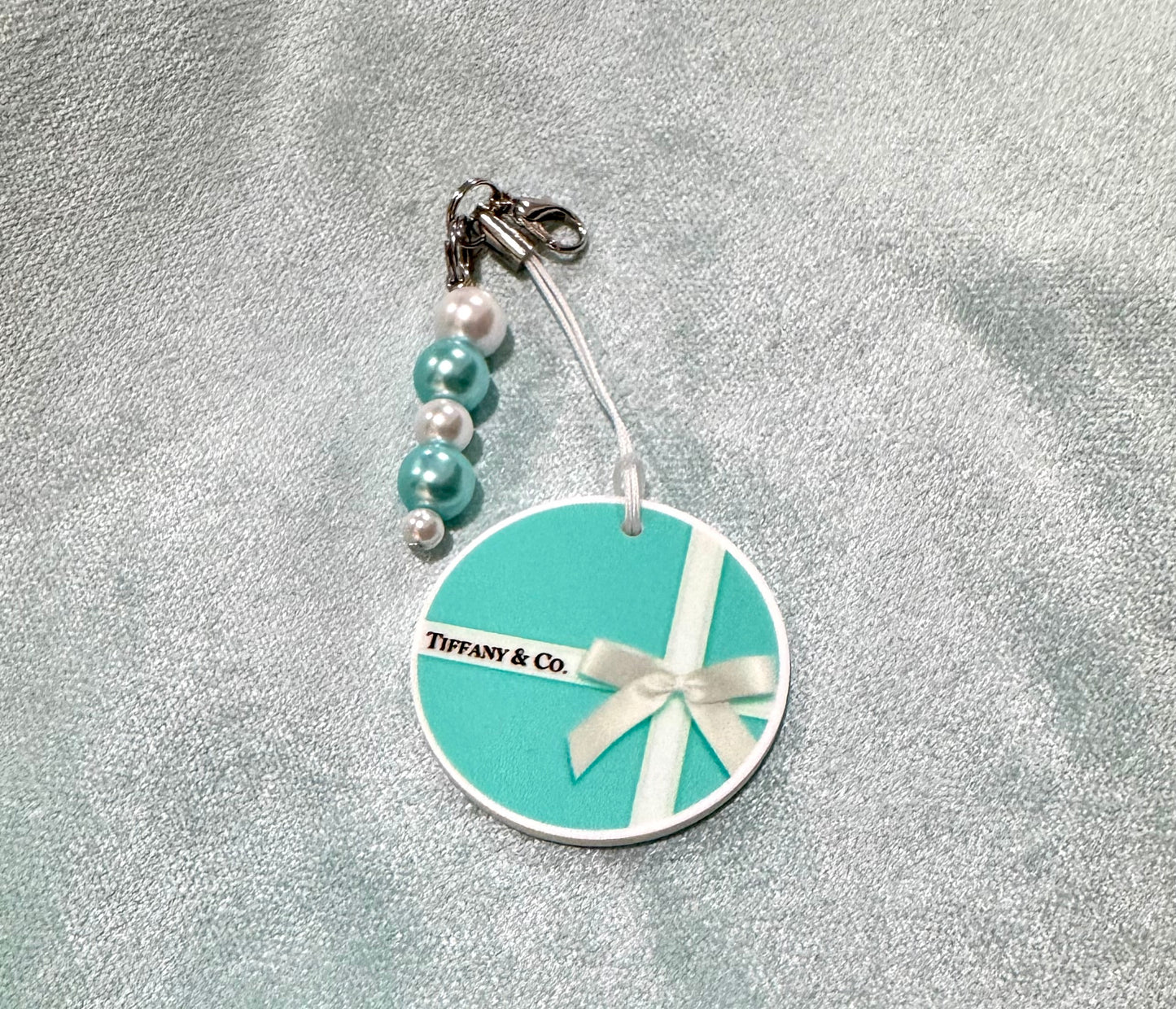 Mint Blue Cell Phone Charm