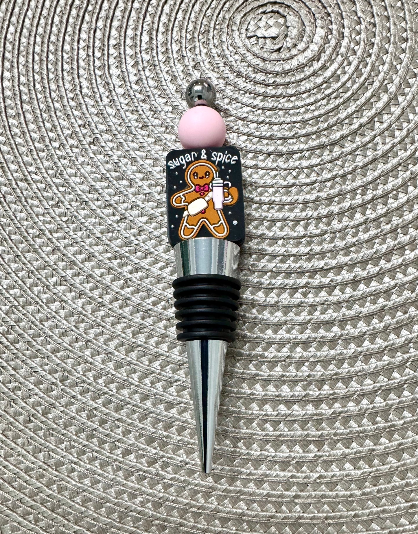 Christmas Sugar & Spice Wine Bottle Topper