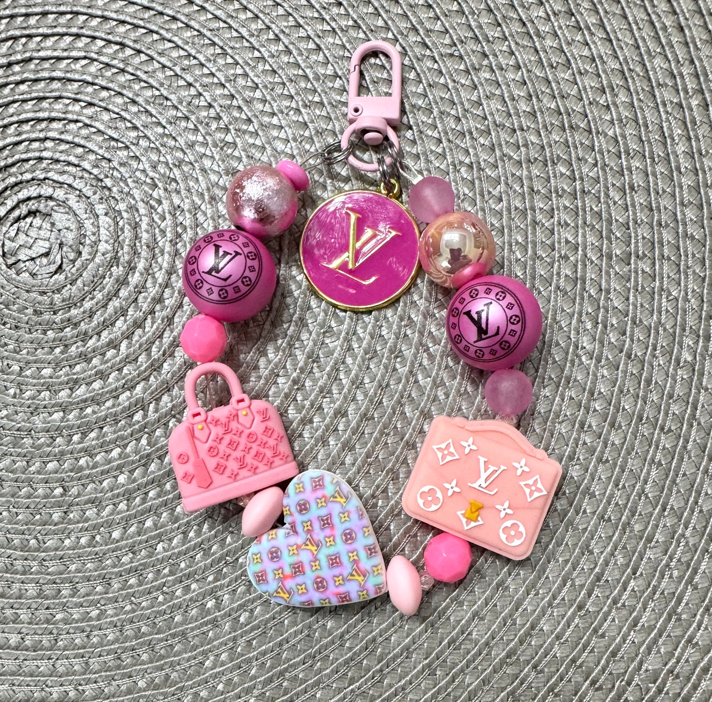 Pink Cell Phone Charm