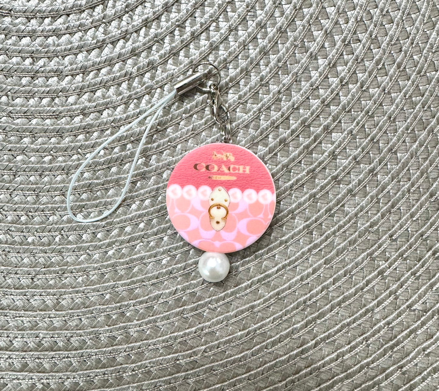 Pink Purse Style Cell Phone Charm