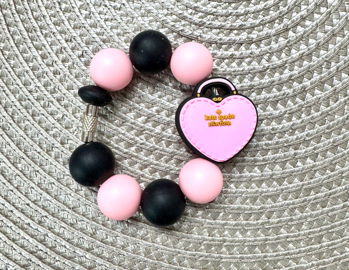 Pink Purse Bag Cup Charm