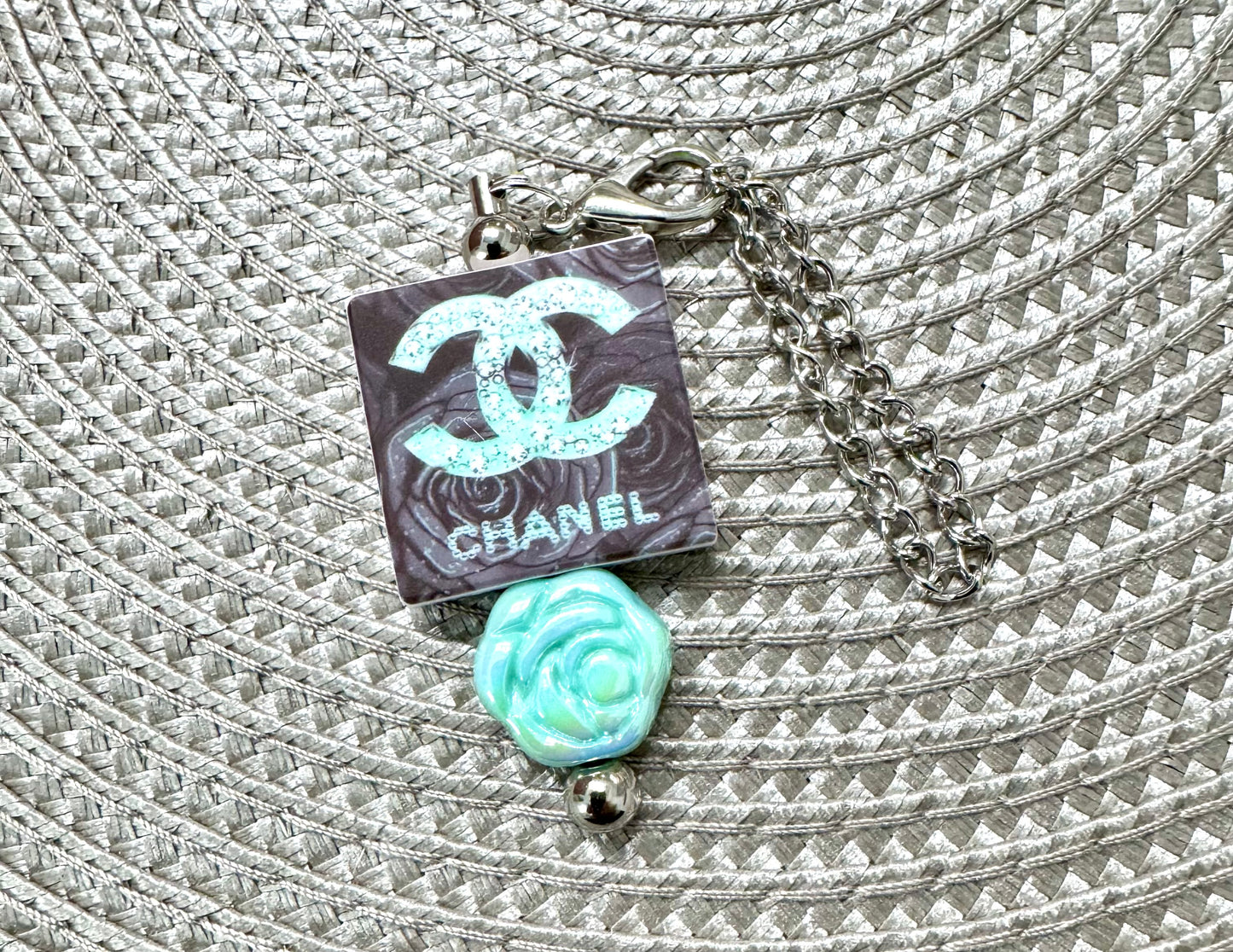 Mint Black Cup Charm