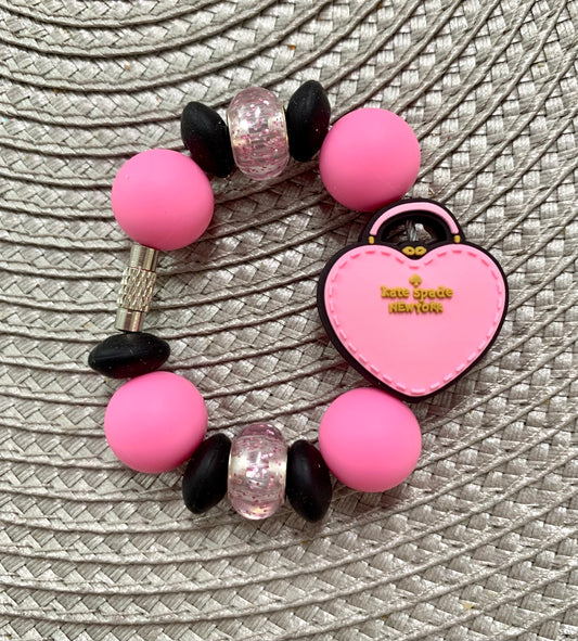 Pink Purse Cup Charm