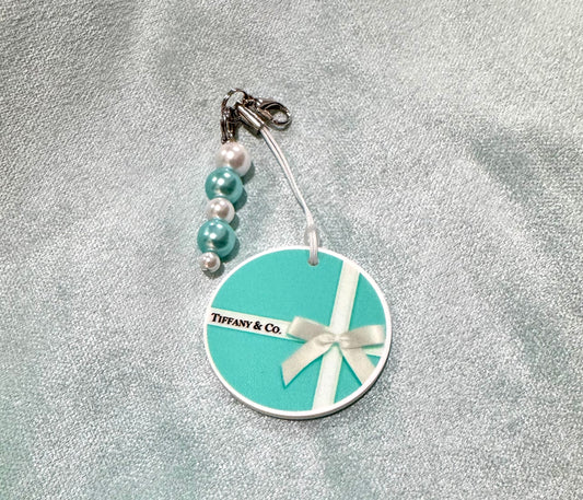 Mint Blue Cell Phone Charm