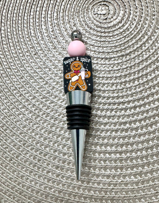Christmas Sugar & Spice Wine Bottle Topper