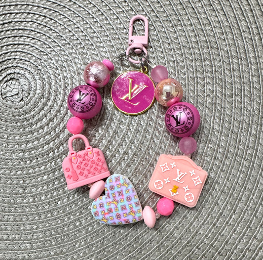 Pink Cell Phone Charm