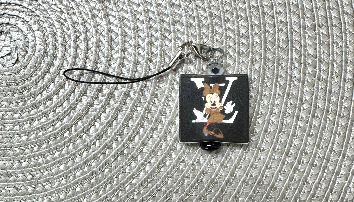 Mouse Cell Phone Charm