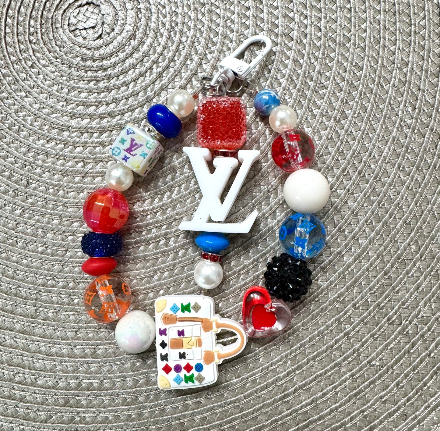 Colorful Purse Cell Phone Bag Charm