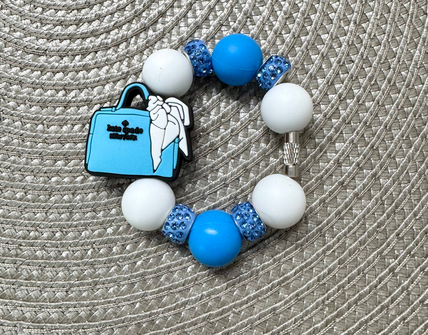 Blue Purse Cup Charm