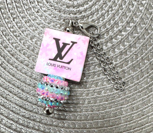 Pink Blue Cup Charm