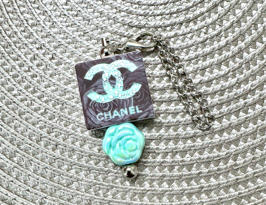 Mint Black Cup Charm