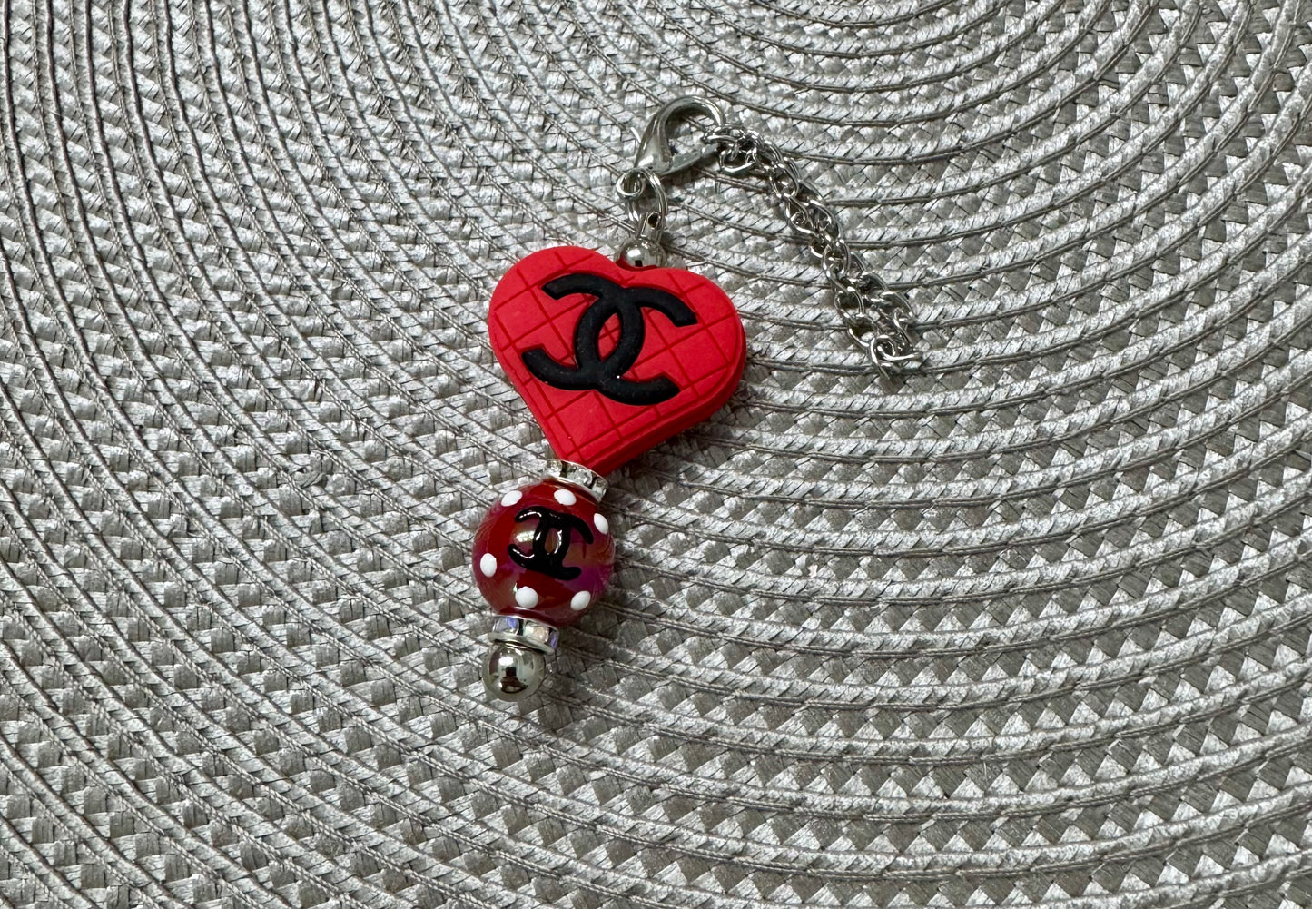 Red Heart Cup Charm