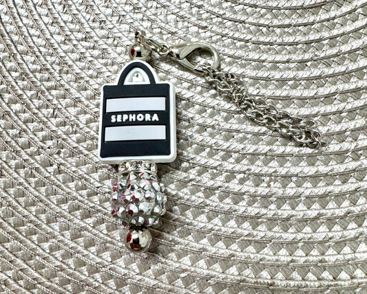 Makeup Cup Bag Charm Black Gray