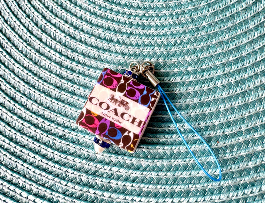 Multi Color Cell Phone Charm