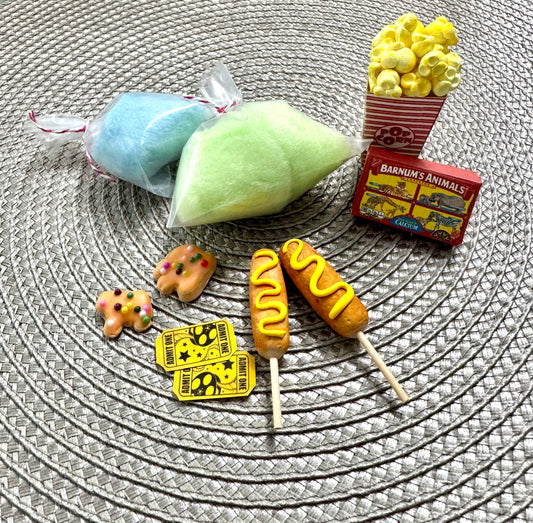 16 18 Inch Doll Circus Festival Carnival Food Drink Set Handmade